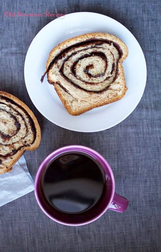 Chocolate chai swirl bread