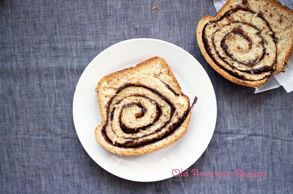 Chocolate chai swirl bread