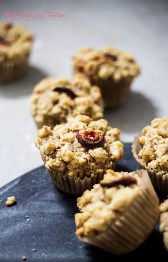 Strawberry banana nut muffins