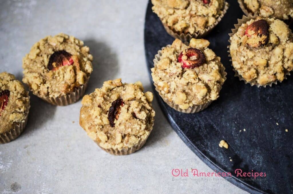 Strawberry banana nut muffins