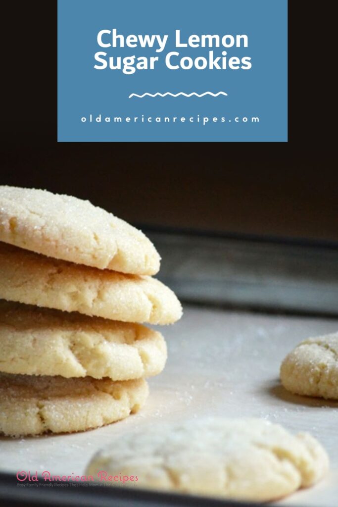 Chewy Lemon Sugar Cookies