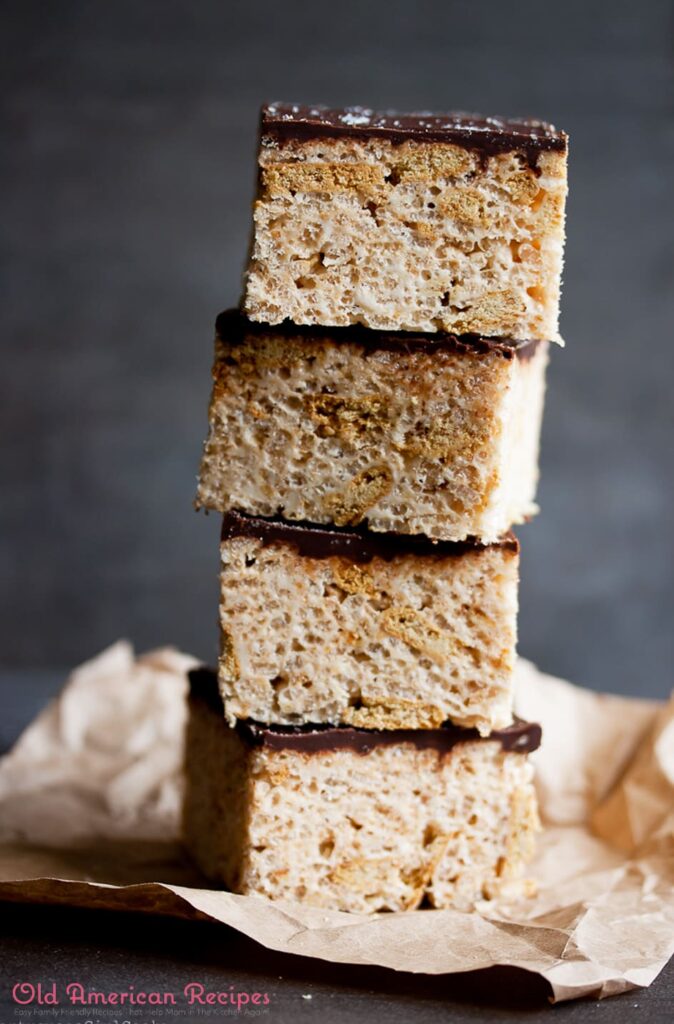 Salted Brown Butter S’Mores Krispie Treats