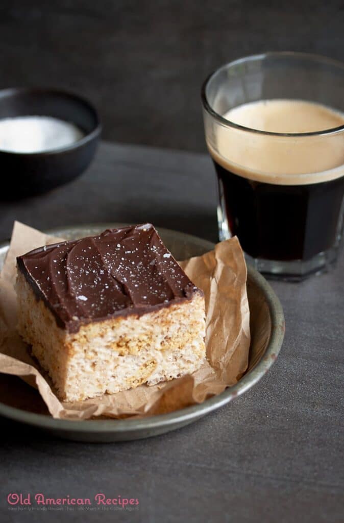 Salted Brown Butter S’Mores Krispie Treats