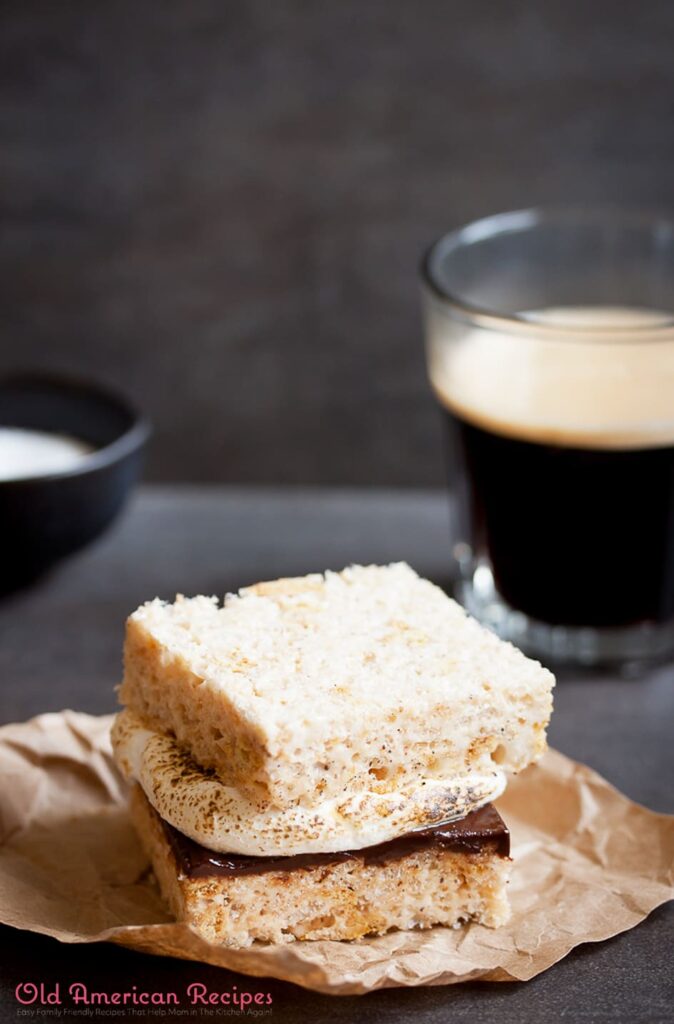 Salted Brown Butter S’Mores Krispie Treats