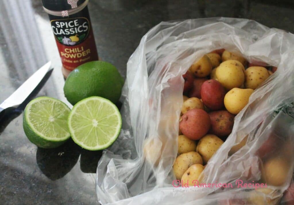 Chili & Lime Grilled Potatoes