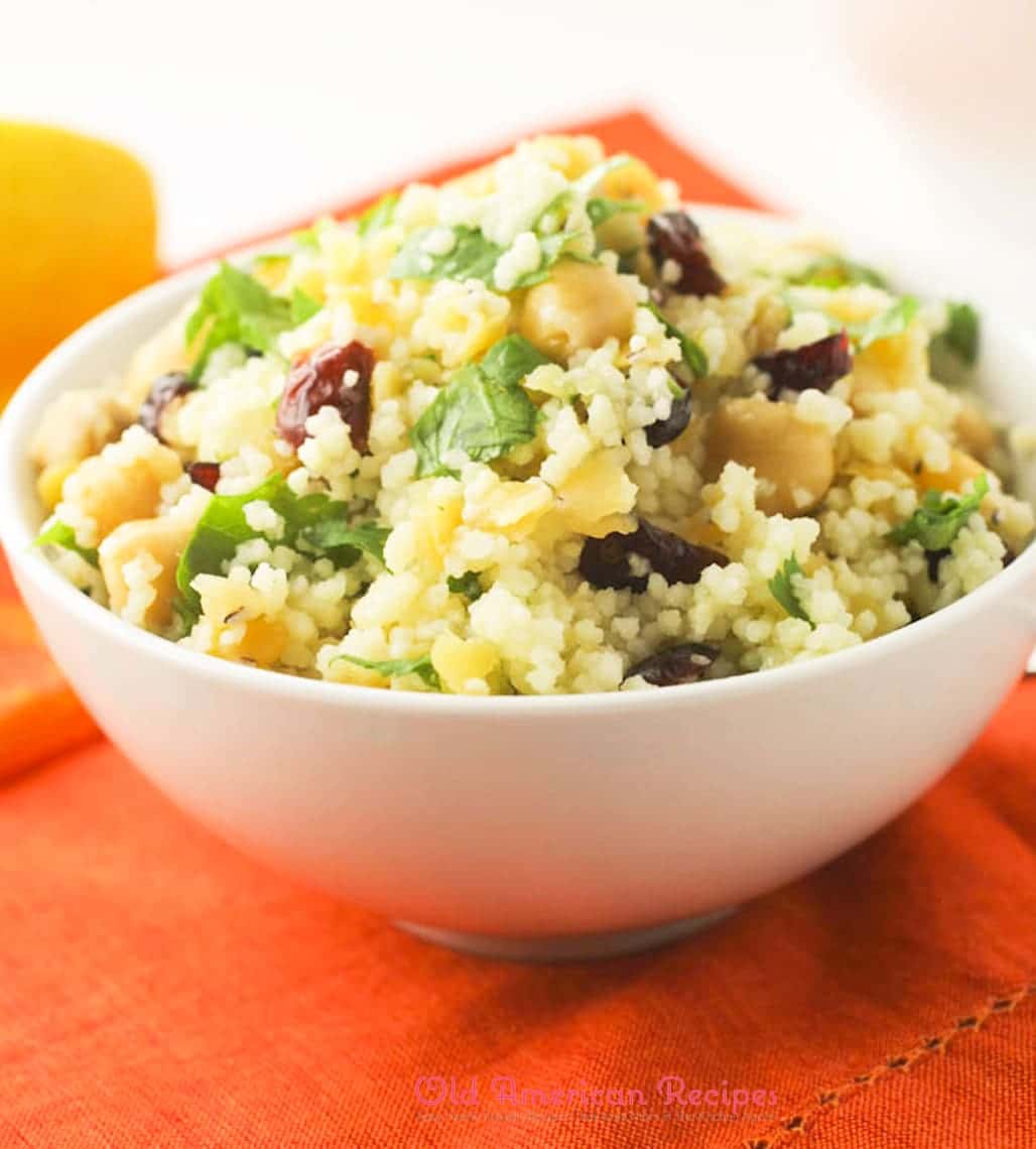 Couscous, Lentil And Chickpea Salad Old American Recipes