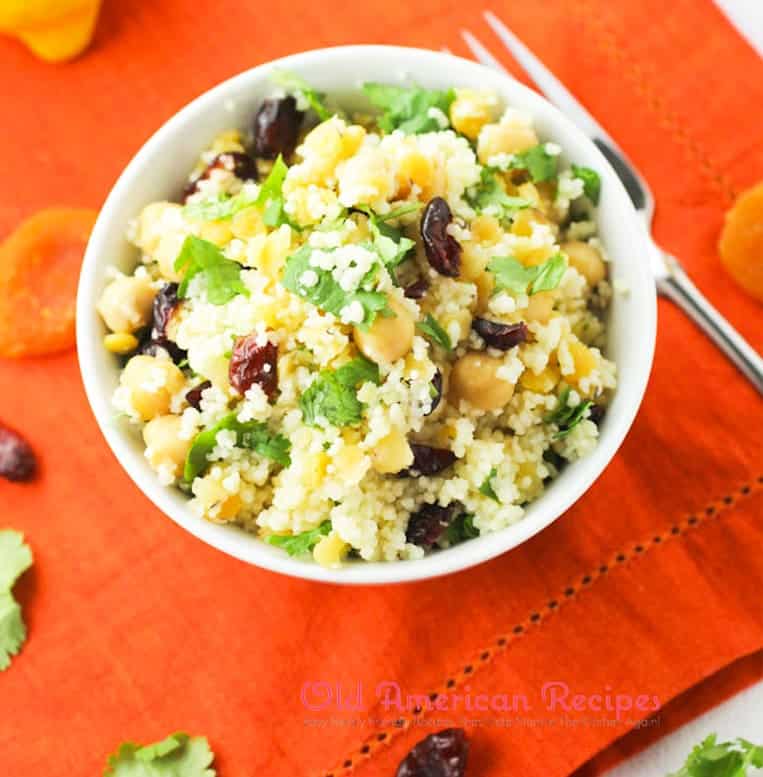 Couscous, Lentil and Chickpea Salad