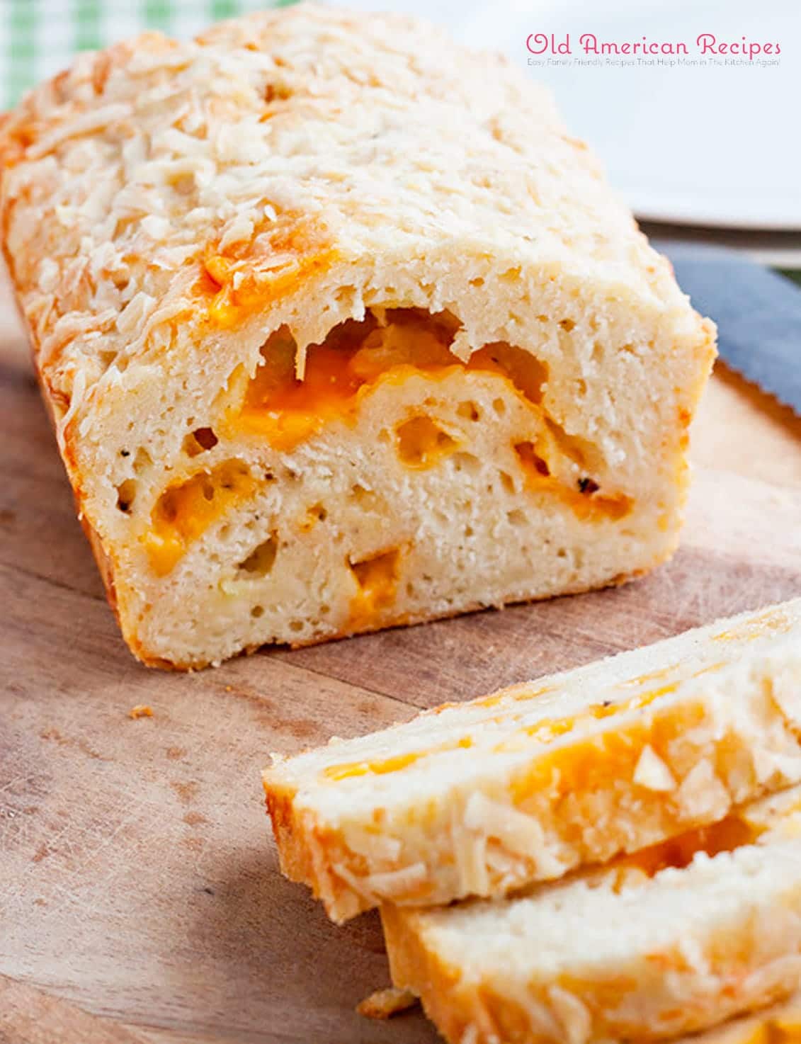 Lighter Cheesy Garlic Bread Old American Recipes