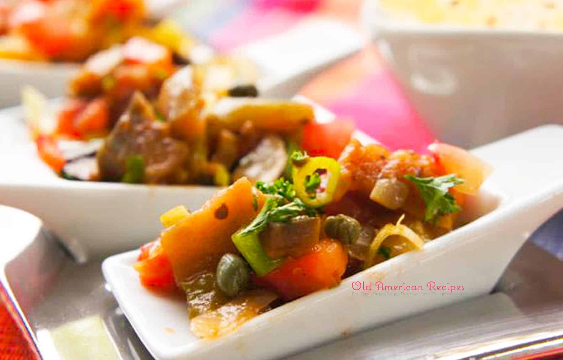 Eggplant Caponata Old American Recipes