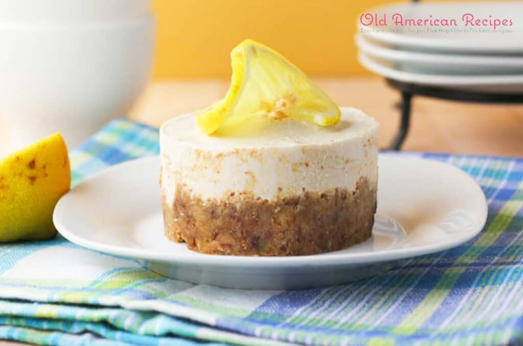 Lemon Cheesecake with Almond Crust