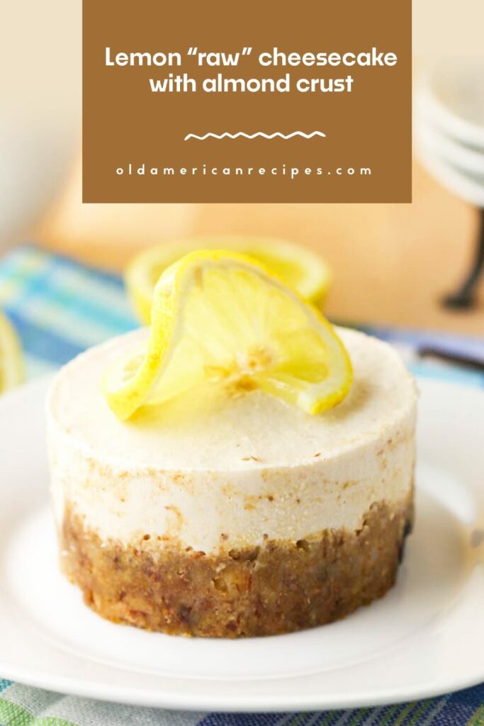 Lemon Cheesecake with Almond Crust